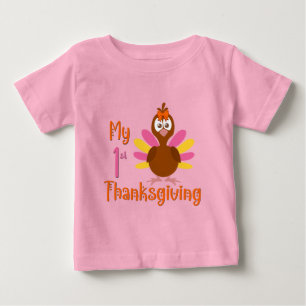 Mein erstes Erntedankfest-Babymädchen-T-Shirt Baby T-shirt