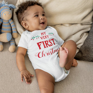 Mein erstes gemeinsames Weihnachtsoutfit für die F Baby Strampler