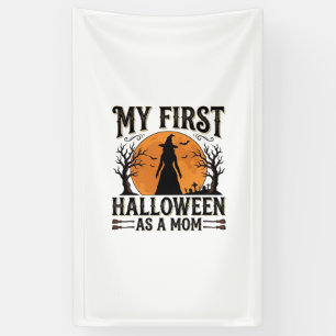 Mein erstes Halloween als Mama Vintage-Halloween-D Banner