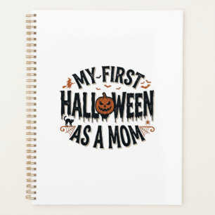 Mein erstes Halloween als Mama Vintage-Halloween-D Planer