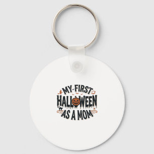 Mein erstes Halloween als Mama Vintage-Halloween-D Schlüsselanhänger