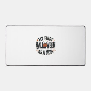 Mein erstes Halloween als Mama Vintage-Halloween-D Schreibtischunterlage