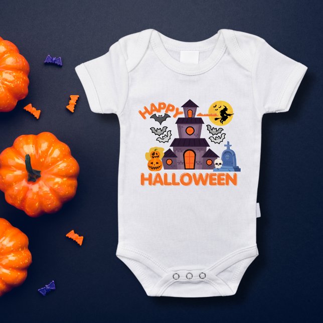 Mein erstes Halloween Baby Outfit Beängstigendes G Strampler (Von Creator hochgeladen)