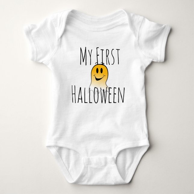 Mein erstes Halloween Baby Strampler (Vorderseite)