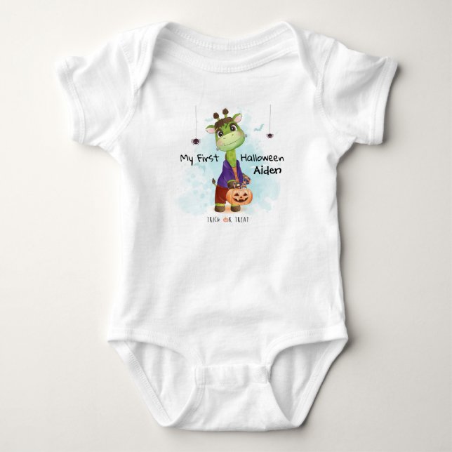 Mein erstes Halloween Baby Strampler (Vorderseite)