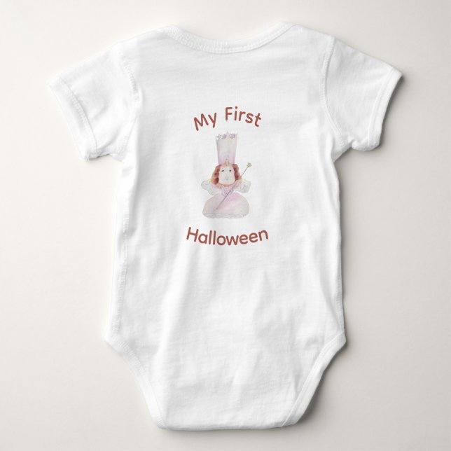 Mein erstes Halloween-Bodysuit Baby Strampler (Rückseite)