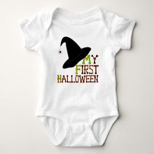 Mein erstes Halloween-Hexenwerk Baby Strampler