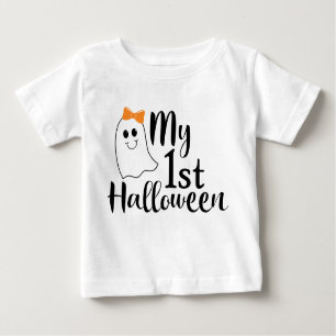 Mein erstes Halloween-Niedlich-Girl-Baby Baby T-shirt
