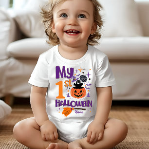 Mein erstes Halloween Niedlich Pumpkin Funny Baby T-shirt