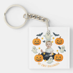 Mein erstes Halloween   Niedlicher Pumpkin & Ghost Schlüsselanhänger