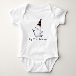 Mein erstes Halloween-Party Ghost Baby Strampler