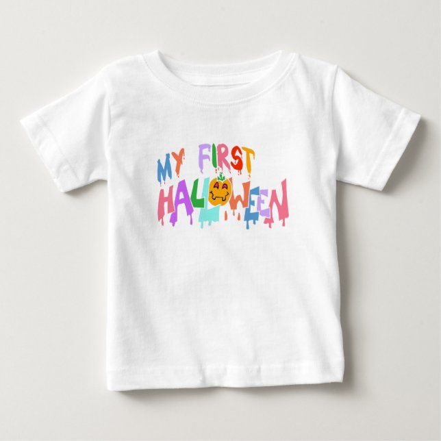 Mein erstes Halloween-Shirt - Niedliches Spooky Ba Baby T-shirt (Vorderseite)