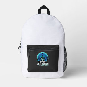 Mein erstes Halloween-Spooky-Spukhaus-Design_1 Bedruckter Rucksack