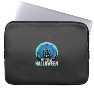 Mein erstes Halloween-Spooky-Spukhaus-Design_1 Laptopschutzhülle