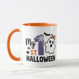 Mein erstes Halloween Süßes Mädchen Gespenst Baby Tasse