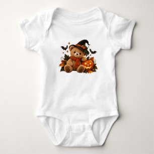 Mein erstes Halloween-Teddybär-Baby-Body Baby Strampler