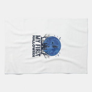 Mein erstes Halloween Vintage Gravur Kinder Design Geschirrtuch