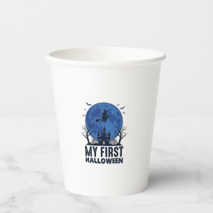 Mein erstes Halloween Vintage Gravur Kinder Design Pappbecher