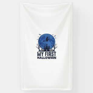 Mein erstes Halloween Vintage Gravur Kinderdesign_ Banner