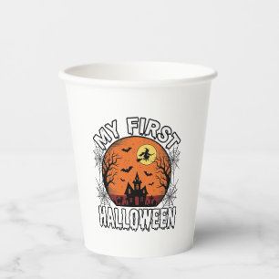 Mein erstes Halloween Vintage-T-Shirt-Design für K Pappbecher