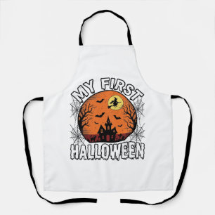 Mein erstes Halloween Vintage-T-Shirt-Design für K Schürze