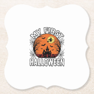 Mein erstes Halloween Vintage T-Shirt-Design für K Untersetzer