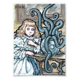 Mein erstes Haustier #7 - Surreal Odd Goth Creatio Fotodruck