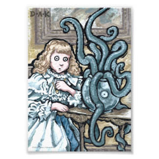 Mein erstes Haustier #7 - Surreal Odd Goth Creatio Fotodruck