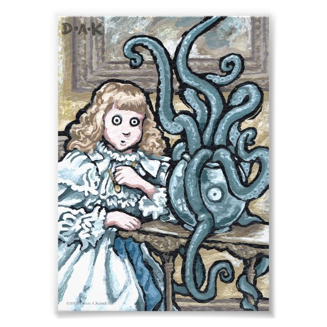 Mein erstes Haustier #7 - Surreal Odd Goth Creatio Fotodruck (Vorne)