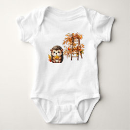 Mein erstes Herbst-Outfit | Süßer Igel-Body Baby Strampler