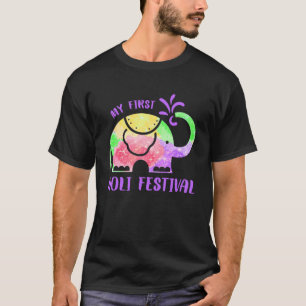 Mein erstes Holi Festival Happy Holi Outfit Elepha T-Shirt