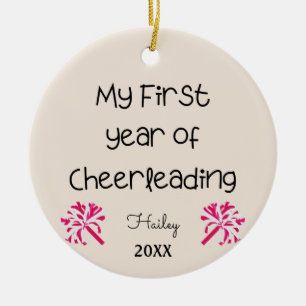 Mein erstes Jahr der Cheerleader Keramik Ornament