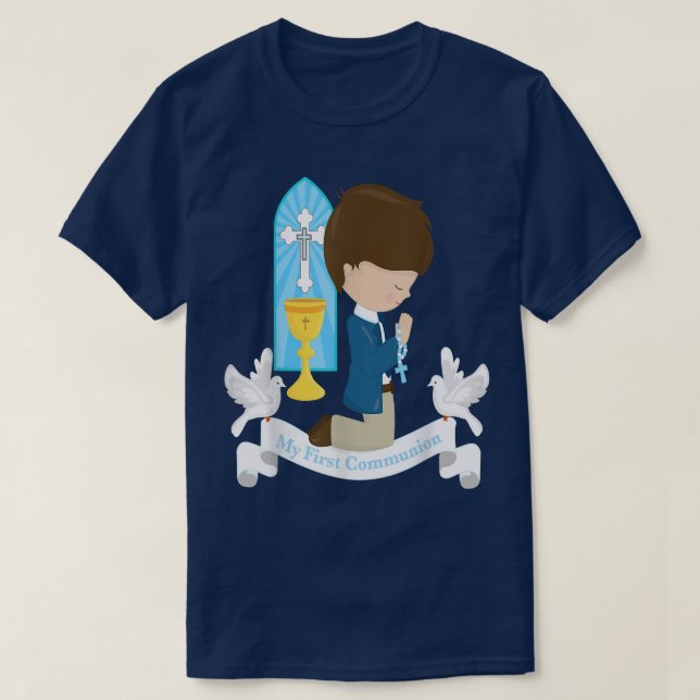 Mein erstes kommunales Geschenk Kinder Sohn Junge  T-Shirt (Design vorne)