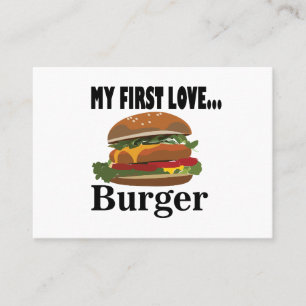Mein erstes Lieblings-Burger-Chef-Restaurant Visitenkarte