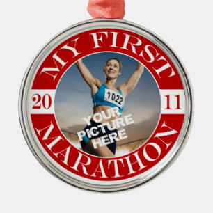 Mein erstes Marathon - 2011 Ornament Aus Metall