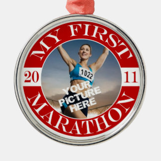 Mein erstes Marathon - 2011 Ornament Aus Metall