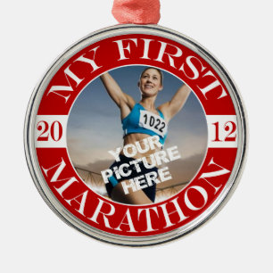 Mein erstes Marathon - 2012 Ornament Aus Metall