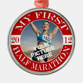 Mein erstes Marathon - 2012 Silbernes Ornament