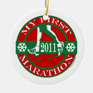 Mein erstes Marthon - 2011 Keramikornament