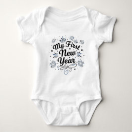 Mein erstes Neujahrsbaby 2026 Süßes Neujahrsoutfit Baby Strampler