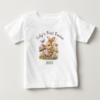 Mein erstes Niedliches Ostergeblasen für Personen  Baby T-shirt