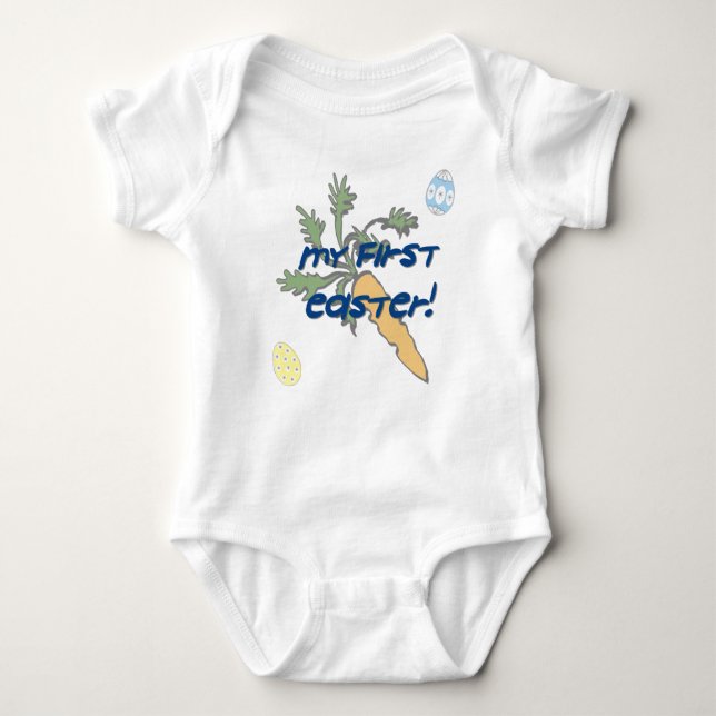 Mein erstes Osterbaby Bodysuit-Shirt Baby Strampler (Vorderseite)