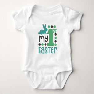 Mein erstes Ostern Baby-Body Baby Strampler