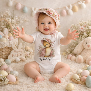 Mein erstes Ostern Baby Strampler