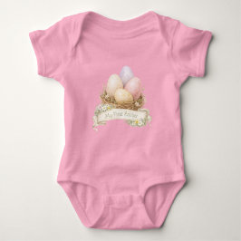 Mein erstes Ostern | Ostereier-Nest T-Shirt Baby Strampler
