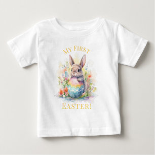 Mein erstes Ostern Süßes Kaninchen Baby T-shirt