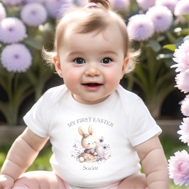 Mein erstes Ostersonnenmädchen Personalisiert Baby Strampler