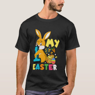 Mein erstes Ostertag-Häschen mit Ostereiern Lustig T-Shirt