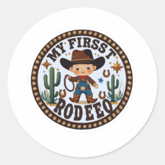 Mein erstes Rodeo Baby Sticker - Niedlich Cowboy B