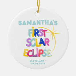 Mein erstes Solarzellen-Eclipse-Projekt: Individue Keramik Ornament